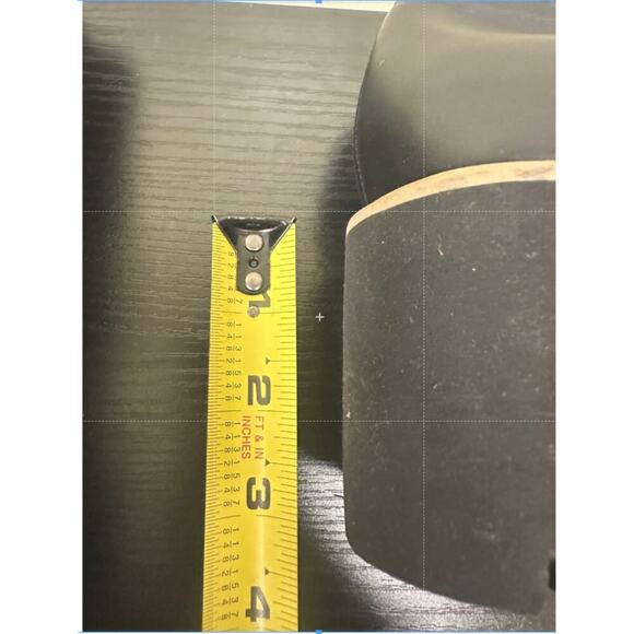 Dolce Vita Black Size 8.5 Platform Chunky Heel Loafers y2k 90s work Office Siren - Picture 13 of 13